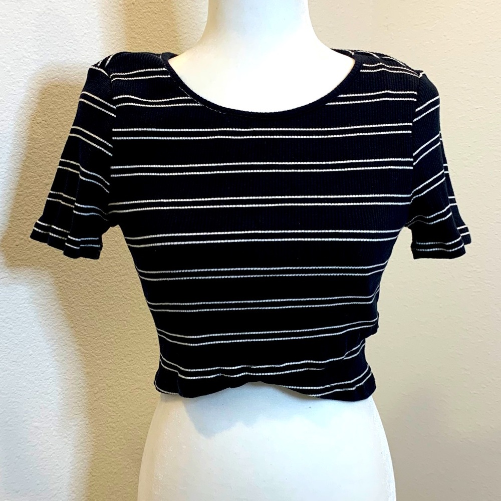 Striped Crop Top